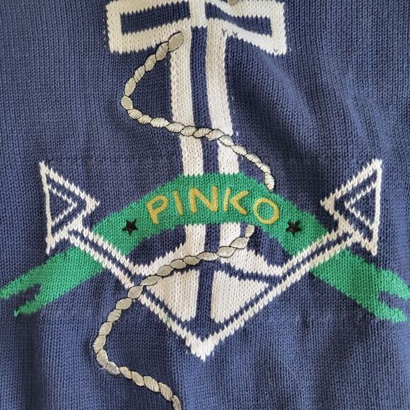 PINKO Coca Cola Knit Nautical Cardigan Sweater XS - Picture 12 of 12